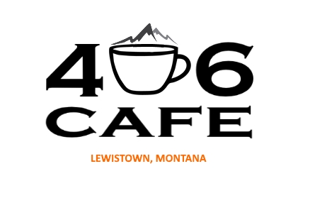 406 Cafe storefront on Main Street in downtown Lewistown, Montana